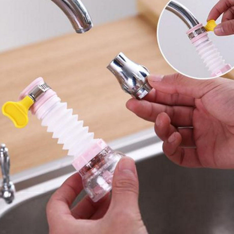 Bico Para Torneira Arejador Chuveirinho Com Filtro Cozinha Cor:Rosa