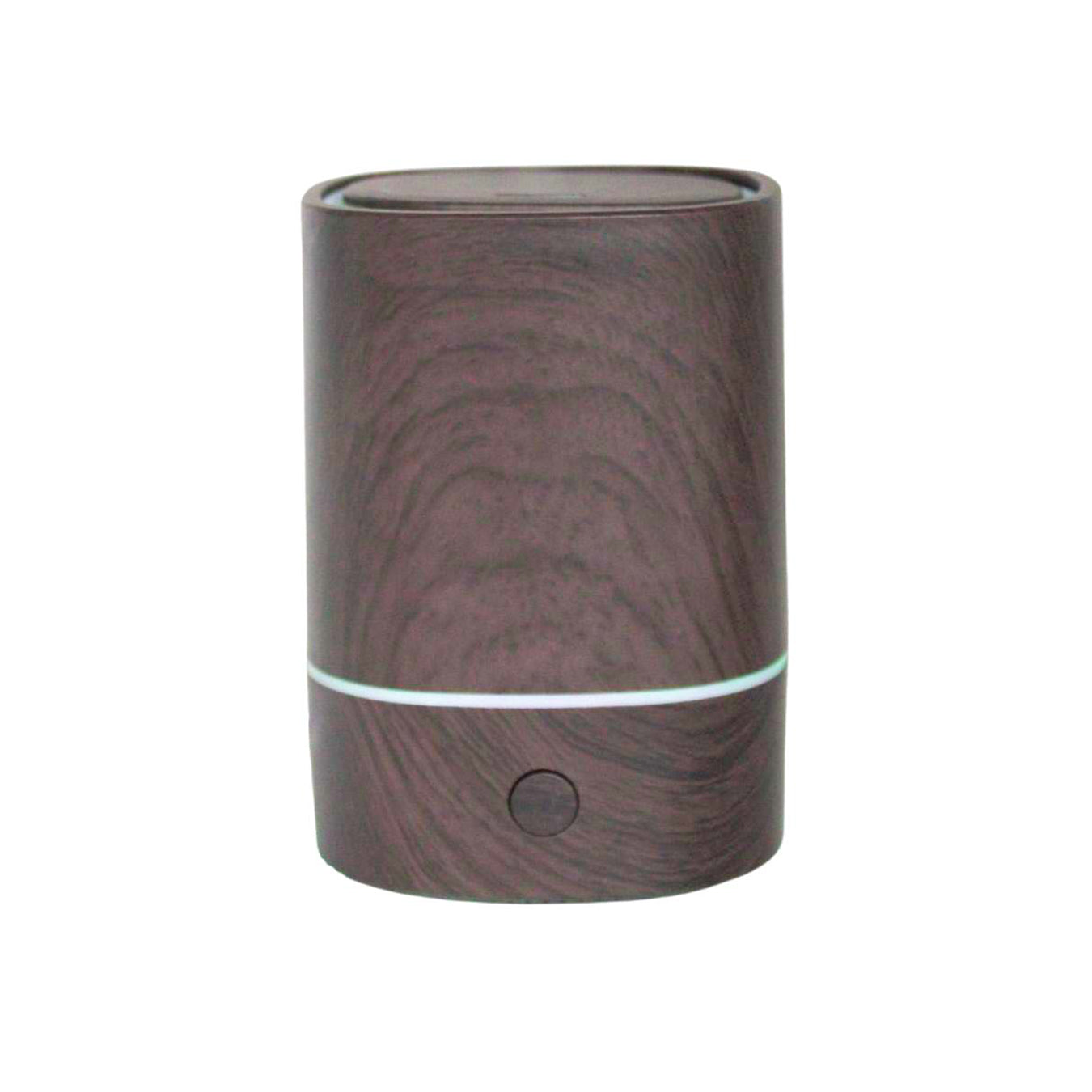 Difusor Aromatizador Umidificador De Ar Oleos Essenciais 360 Cor:Mogno