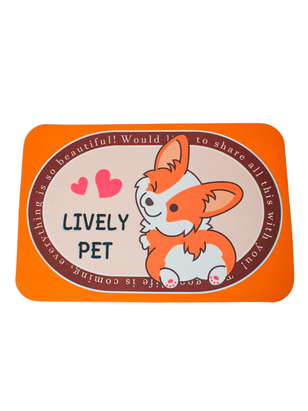 Tapete Superabsorvente de Secagem Rapida Antiderrapante Retangular Estampado mODELO:Raposa Laranja