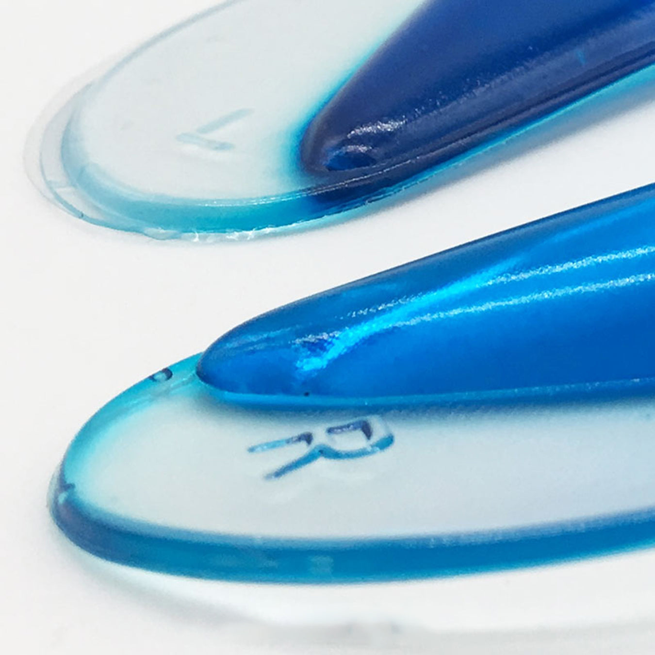 Par Palmilha Gel Arco Plantar Ortopedica Pe Chato Silicone Adesivo Tamanho:Medio