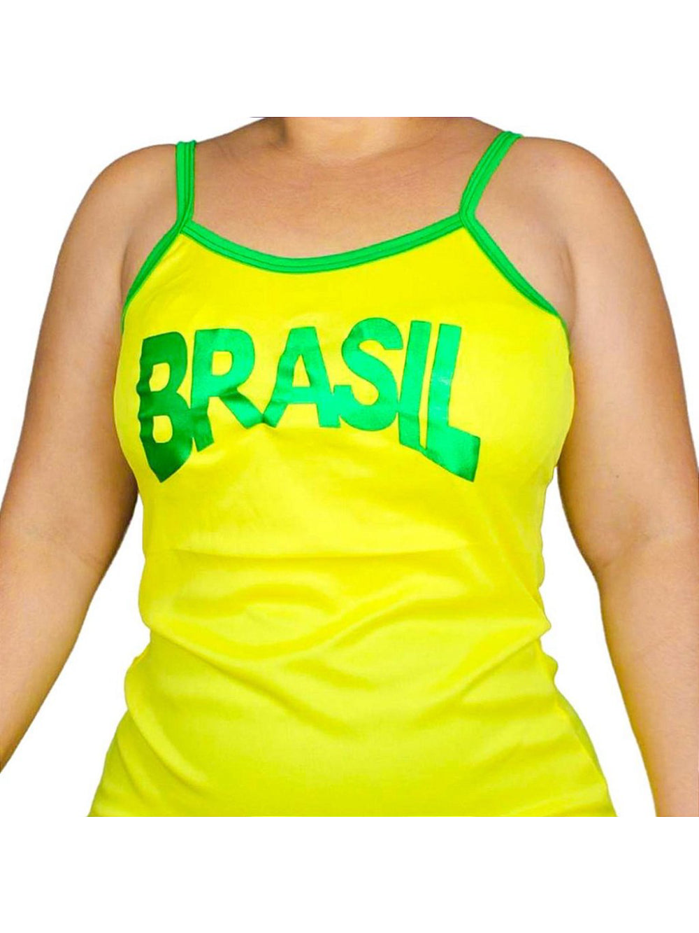 Camisa Regata Feminina Brasil Bandeira Copa do Mundo Futebol