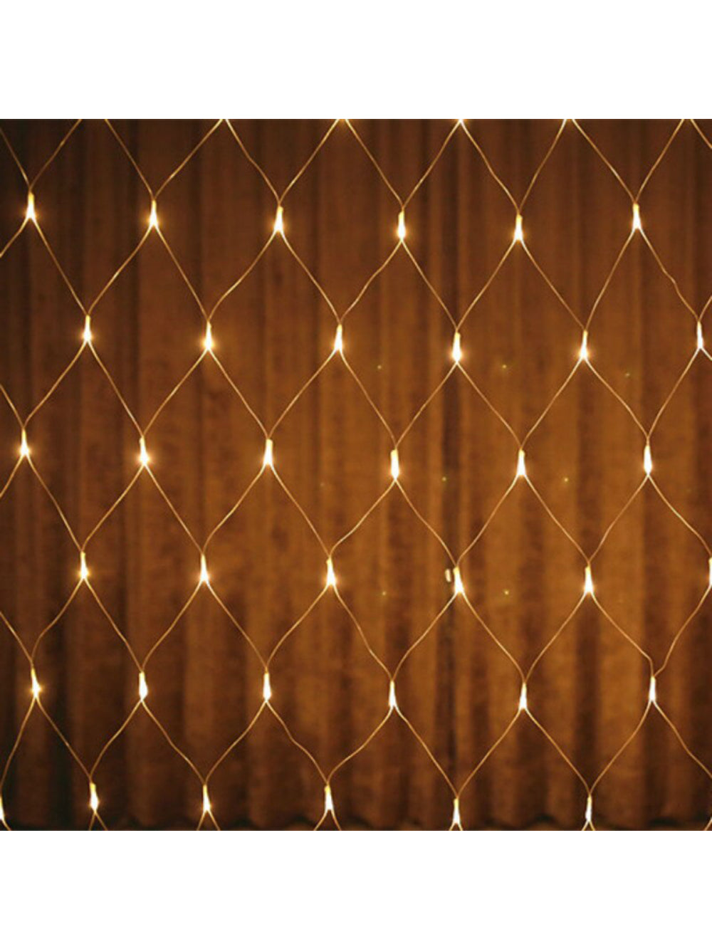 Pisca de LED Rede 160L 4x0,5M 8 Modos 110v Decoração Natal Ano Novo Cores:Amarelo