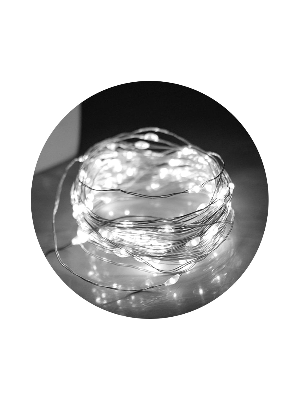 Pisca de LED Fio de Fada 100L 10 Metros USB e Pilha Decoração Fotografia Natal Cores:Branco