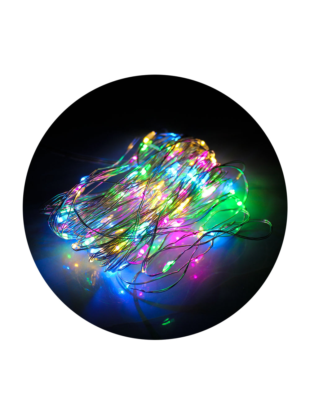 Pisca de LED Fio de Fada 100L 10 Metros USB e Pilha Decoração Fotografia Natal Cores:Colorido