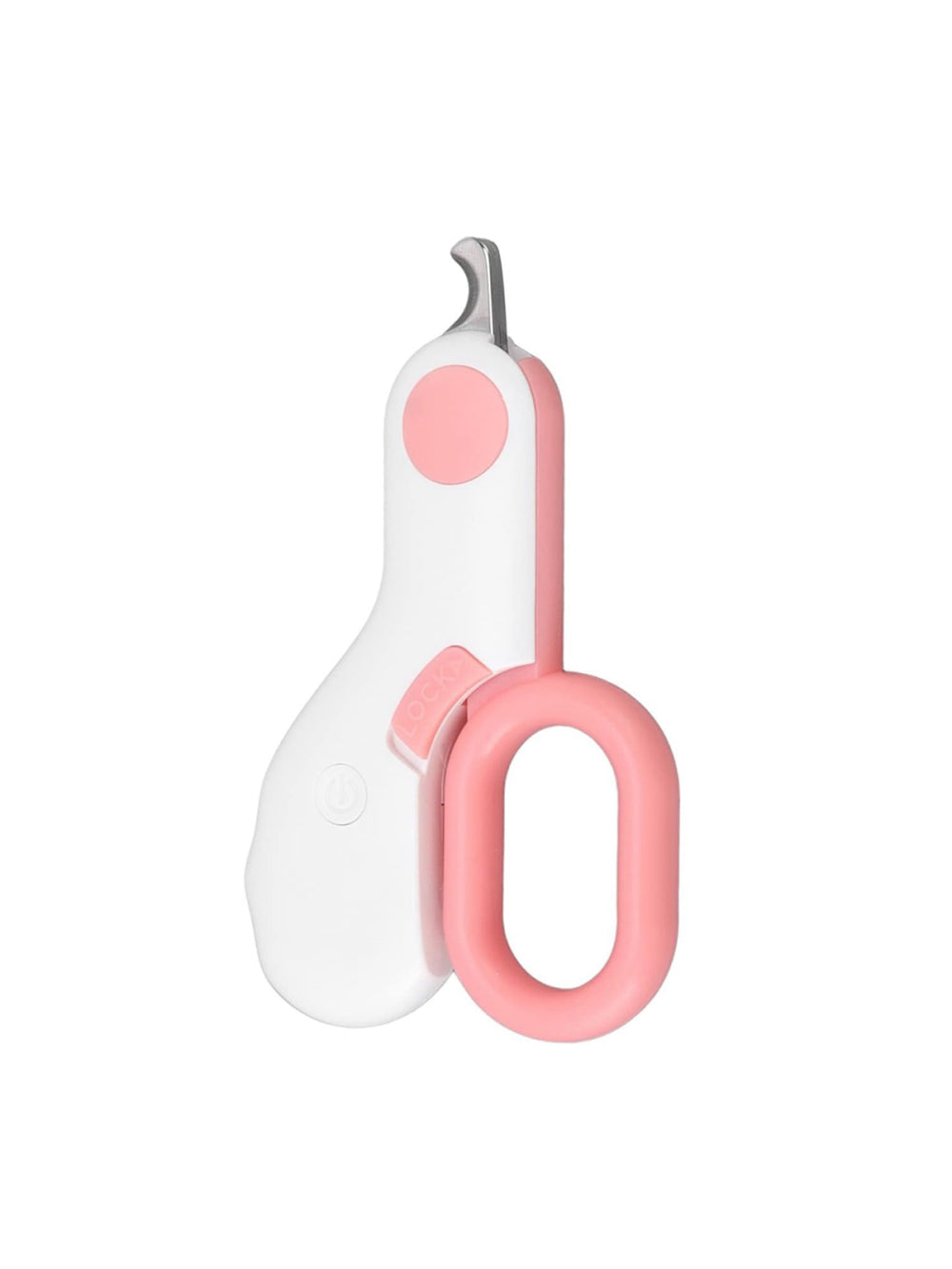 Mini Cortador De Unha Pet Alicate Com Lanterna Cachorro Gato Cores:Rosa