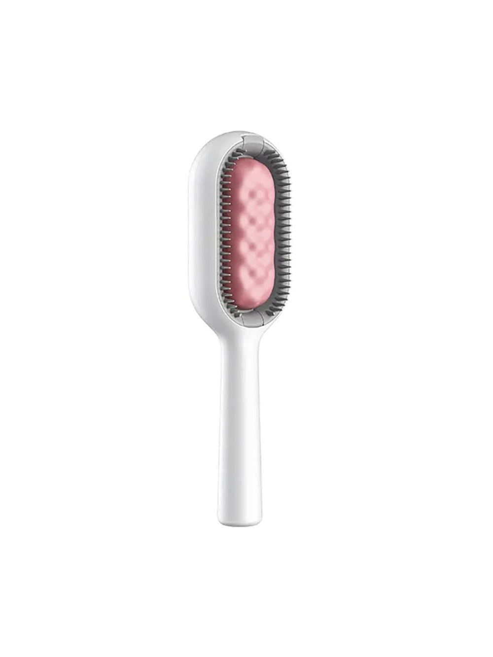 Escova Removedor Tira Pelos Pet Animais Sofa Tapete Cama Roupa Carro 3 em 1 Cor:Rosa