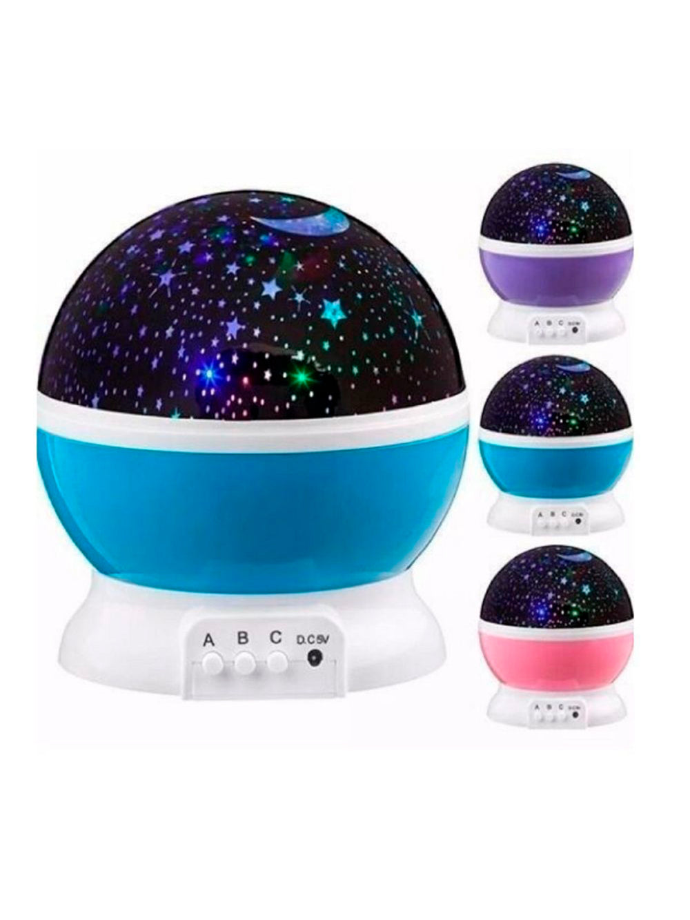 Luminaria Projetor Estrela 360 Galaxy Star Master Cor:Azul