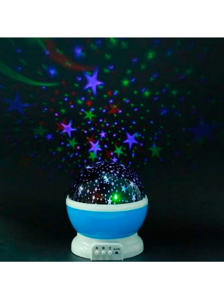 Luminaria Projetor Estrela 360 Galaxy Star Master Cor:Azul