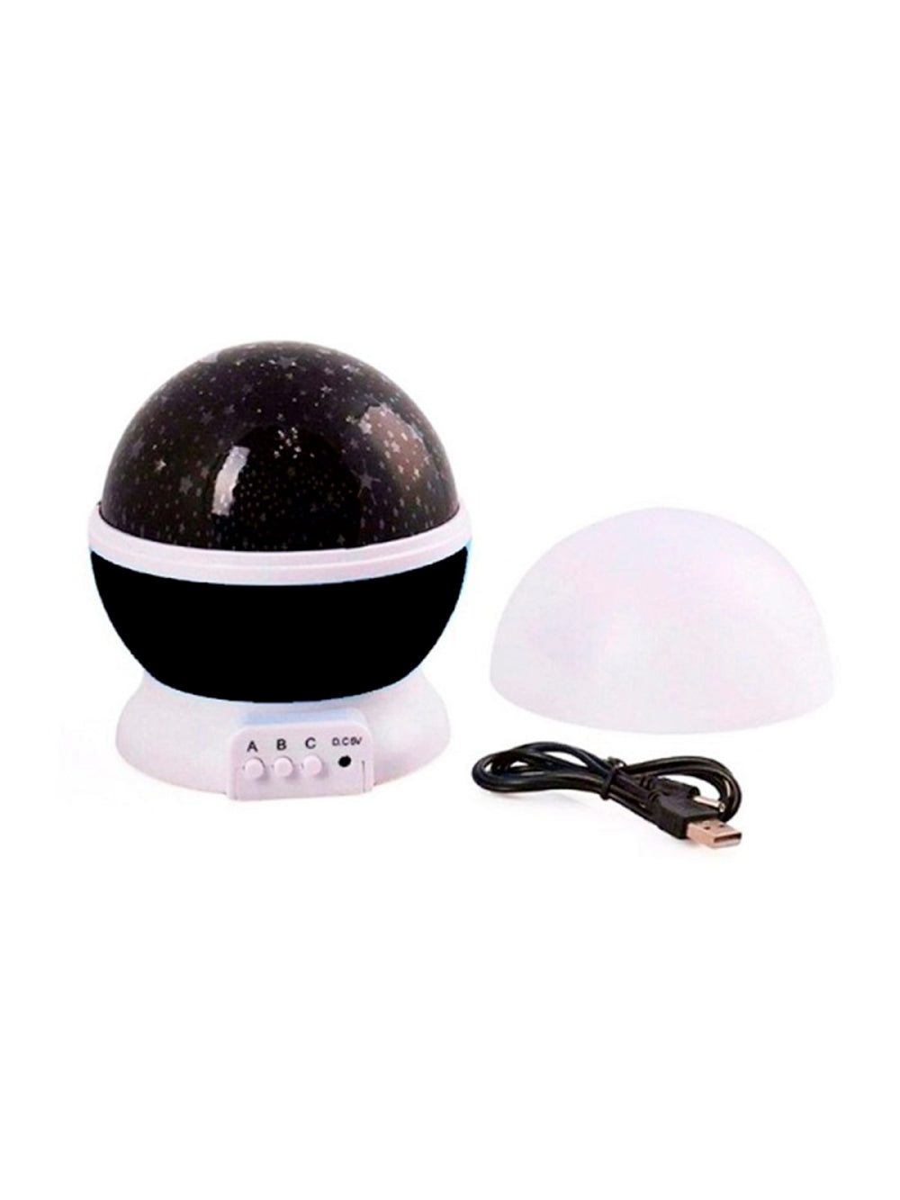 Luminaria Projetor Estrela 360 Galaxy Star Master Cor:Preto