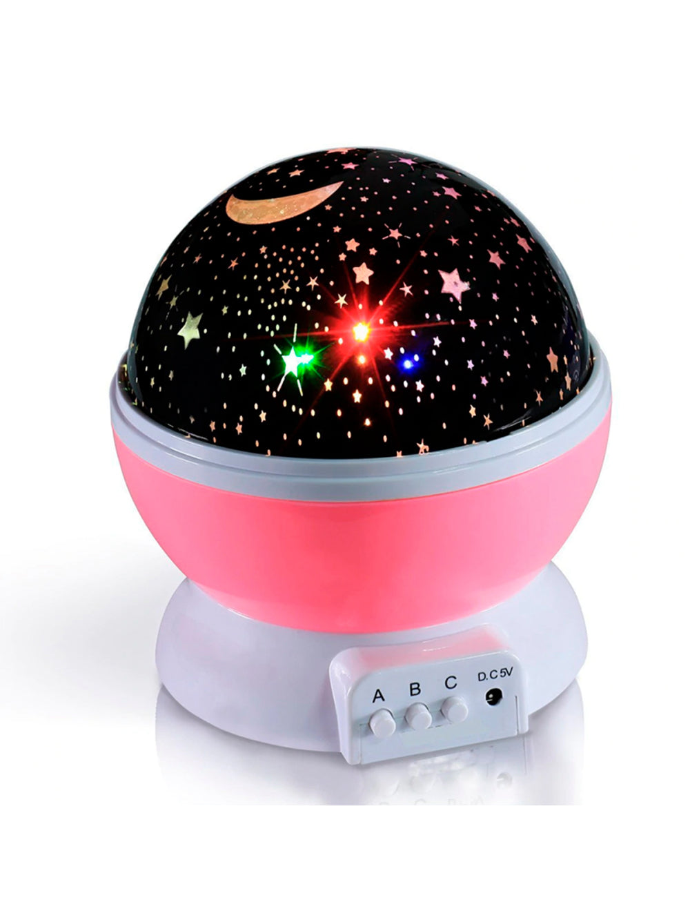 Luminaria Projetor Estrela 360 Galaxy Star Master Cor:Rosa