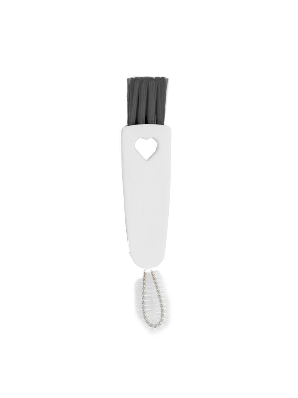 Escova De Limpeza Multiuso Para Teclado Cantos Frisos Notebooks 3 Em 1 Cor:Branco