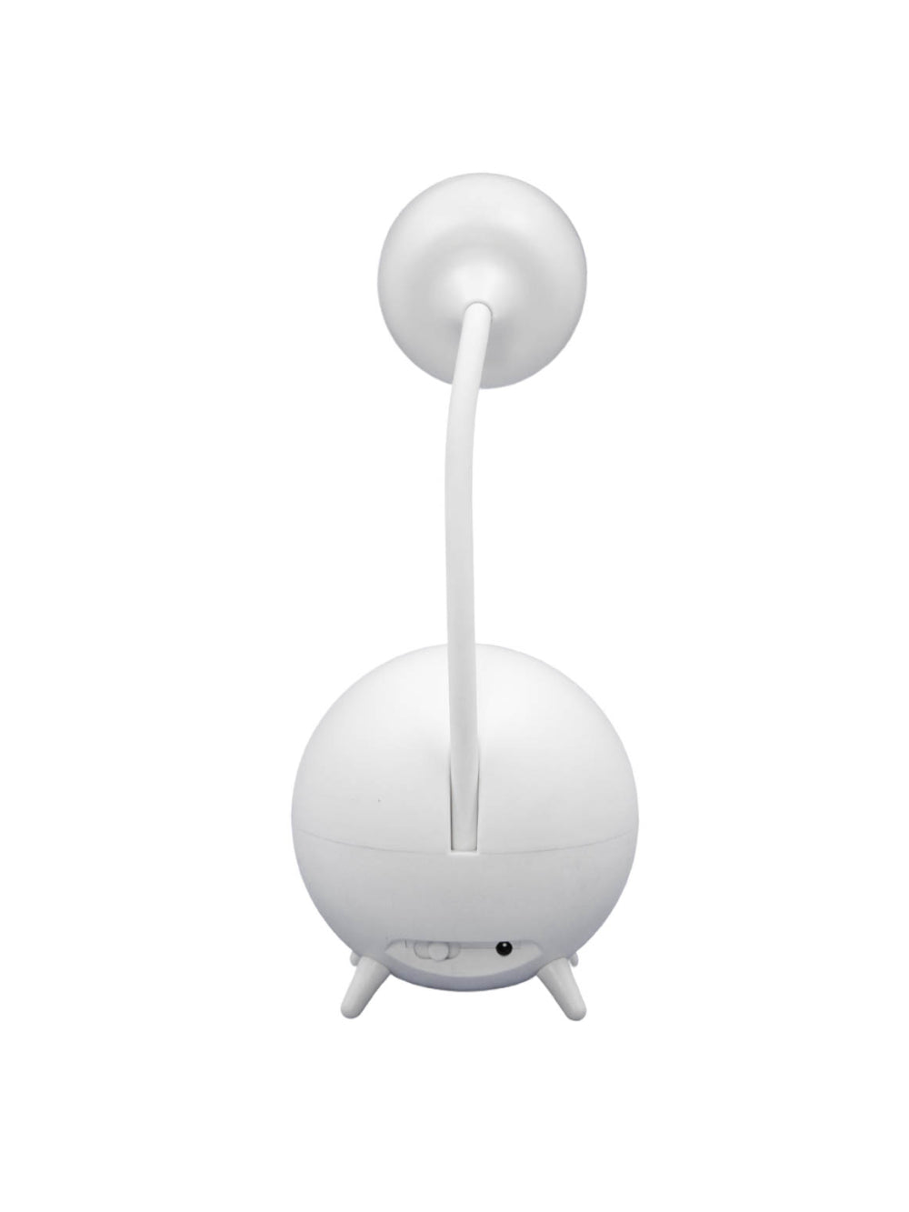 Luminaria De Mesa Decorativa USB Portatil Articulavel Abajur P/ Leitura Estudo Patinho Cor:Branco