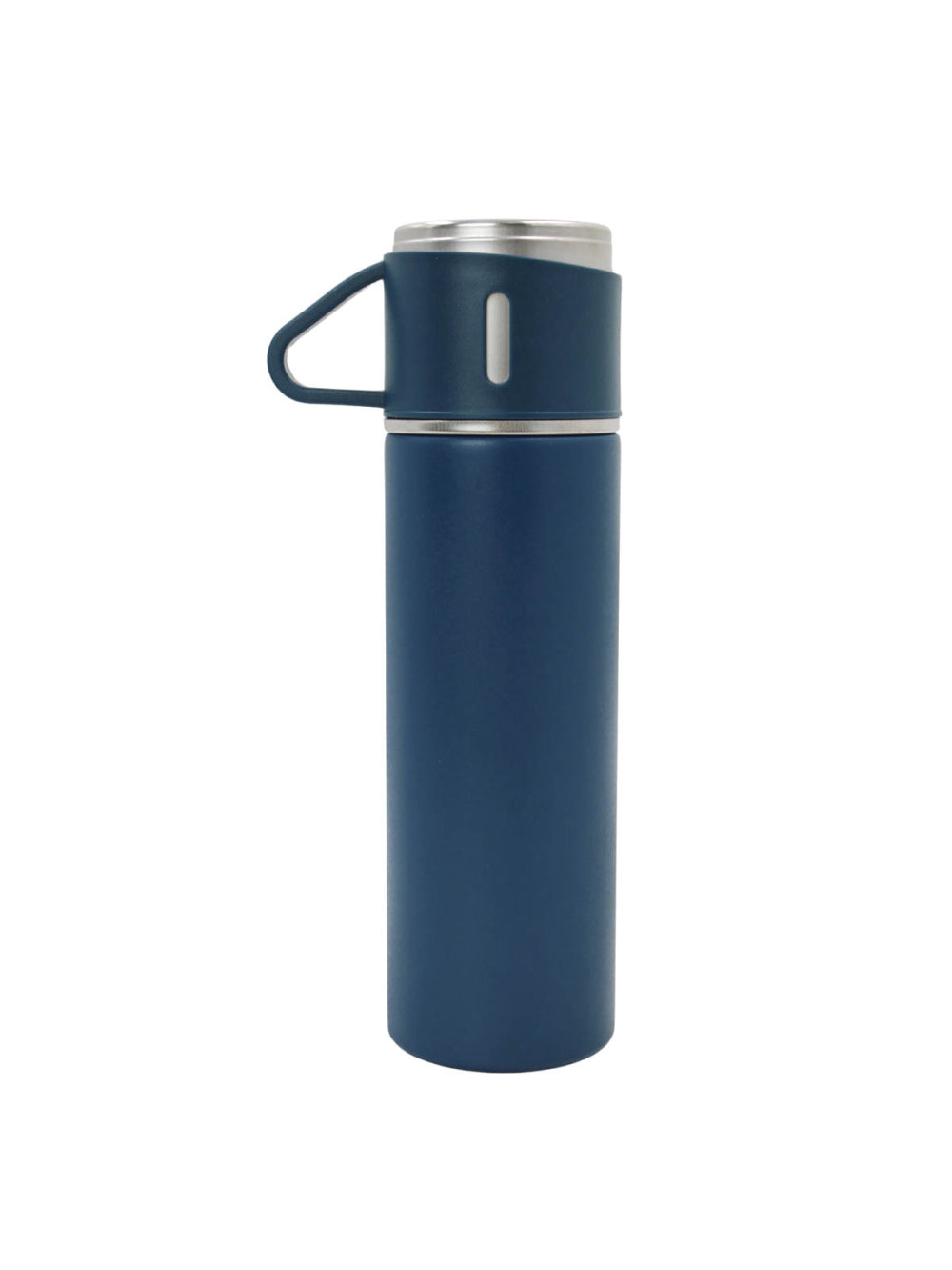 Garrafa Termica Com Copo Parede Dupla Inox Squeeze 500ml Cores:Azul