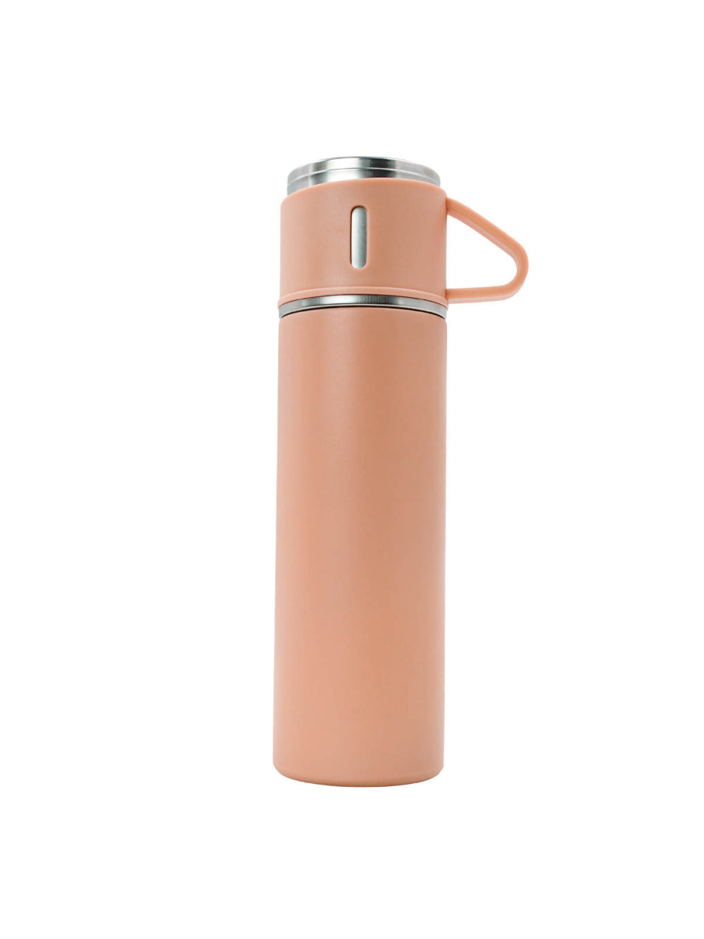 Garrafa Termica Com Copo Parede Dupla Inox Squeeze 500ml Cores:Rosa