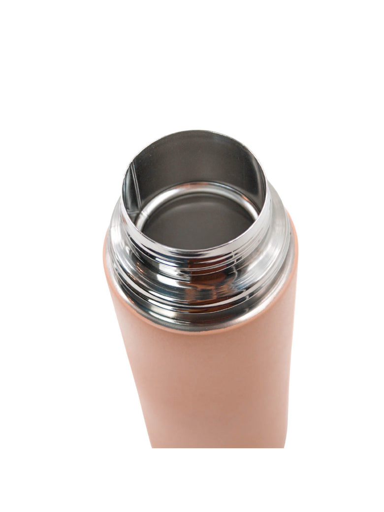 Garrafa Termica Com Copo Parede Dupla Inox Squeeze 500ml Cores:Rosa
