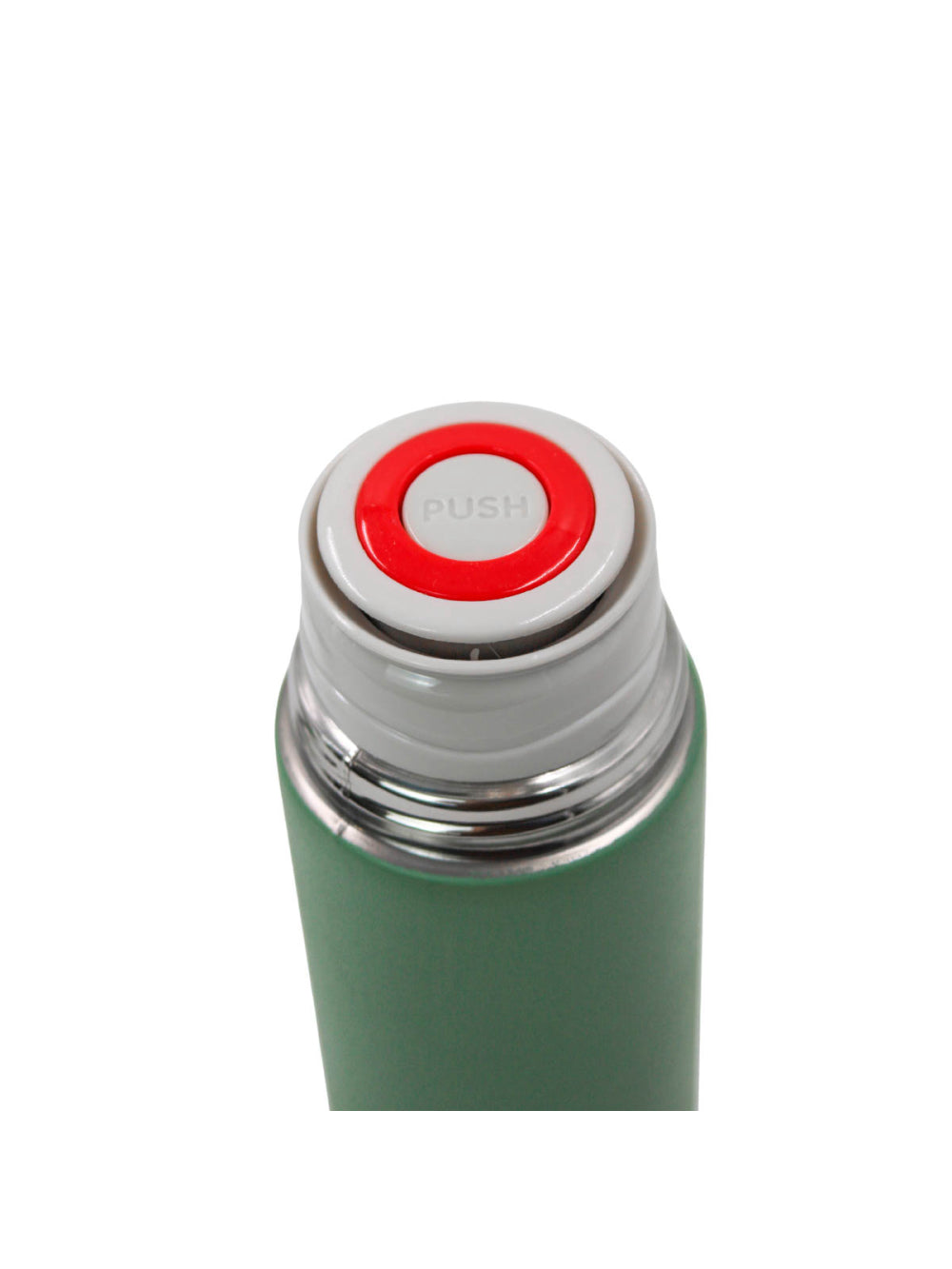Garrafa Termica Com Copo Parede Dupla Inox Squeeze 500ml Cores:Verde
