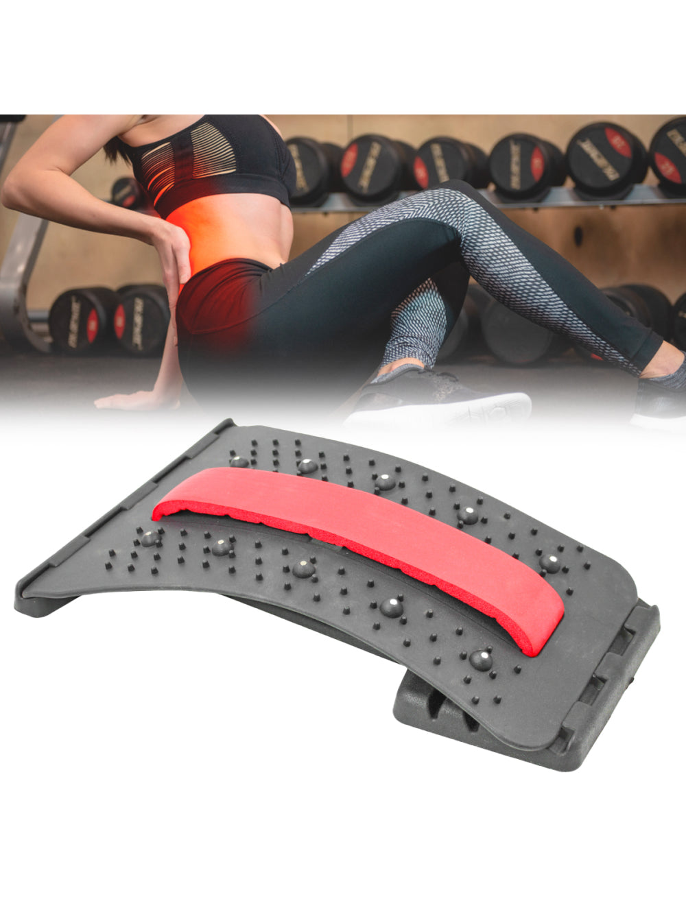 Suporte Lombar De Acupressão Para Alivio Da Dor Nas Costas Com Pontos Magneticos