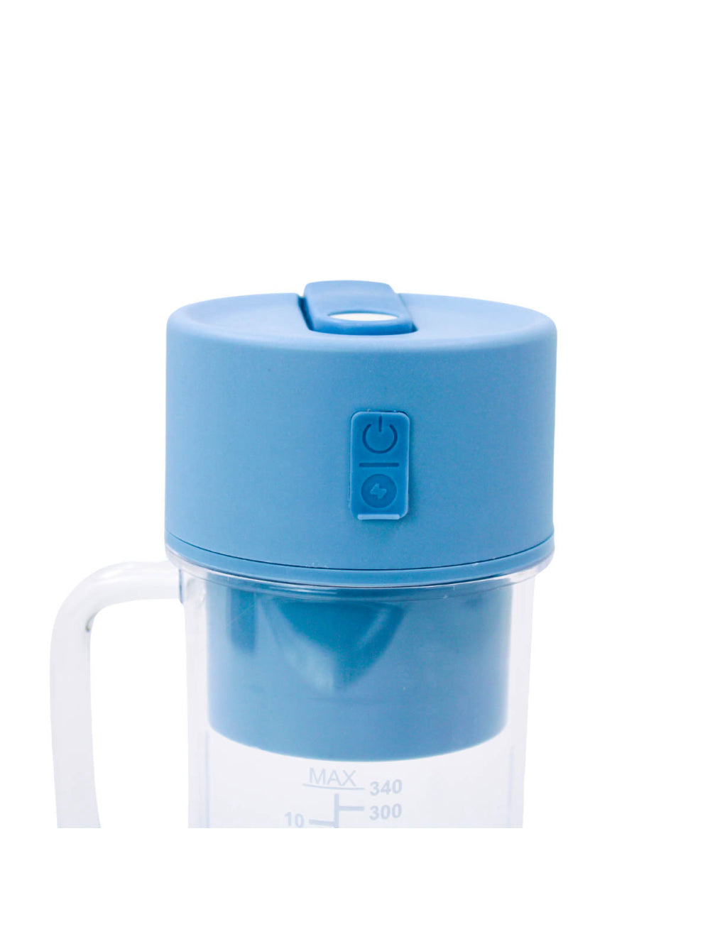 Mini Liquidificador Portatil Shake Suco Juice Cup Caneca Cabo USB Cor:Azul