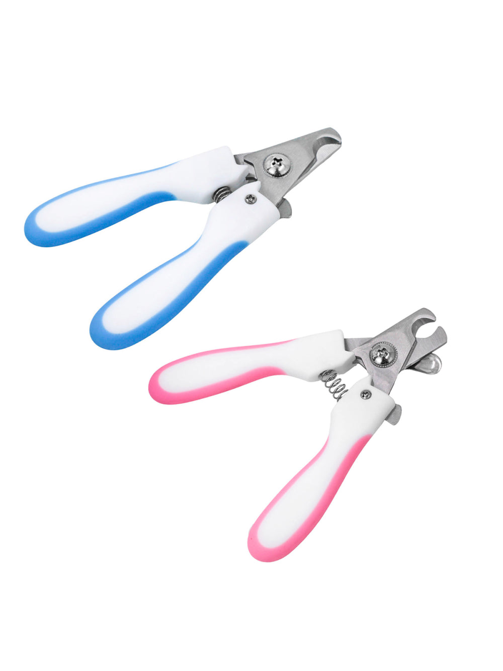 Alicate Pet Tesoura Corte De Unhas Cachorro Gato Com Lixa Cor:Azul
