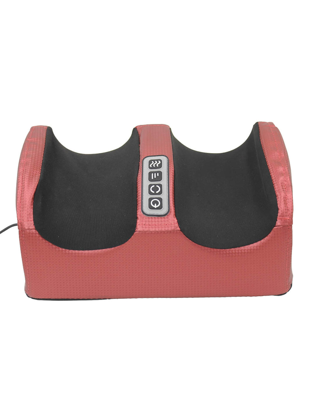 Aparelho Massageador De Pes Eletrico Shiatsu Pernas Bivolt Cor:Vinho