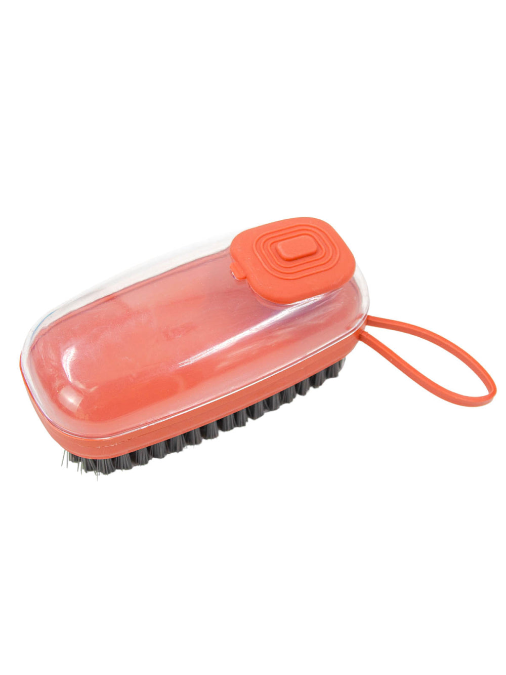Escova Lava Louça Dispenser de Detergente Limpeza Cozinha Lavanderia Cor:Vermelho