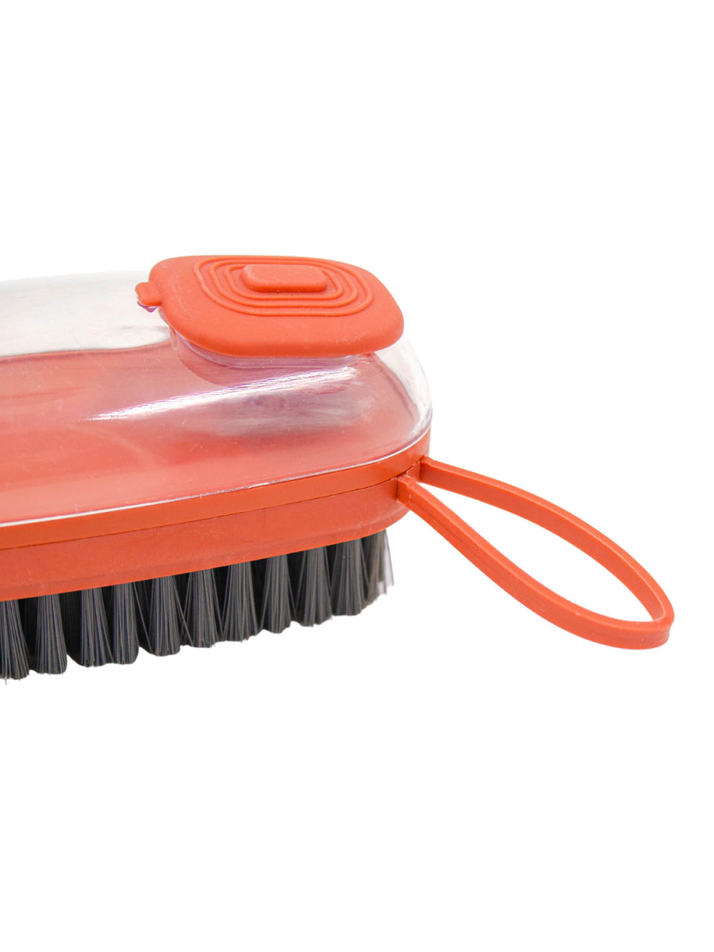 Escova Lava Louça Dispenser de Detergente Limpeza Cozinha Lavanderia Cor:Vermelho