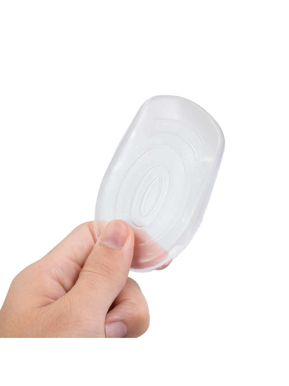 Par De Palmilha Calcanhar Silicone Gel Ortopedica Anti Impacto Confortavel