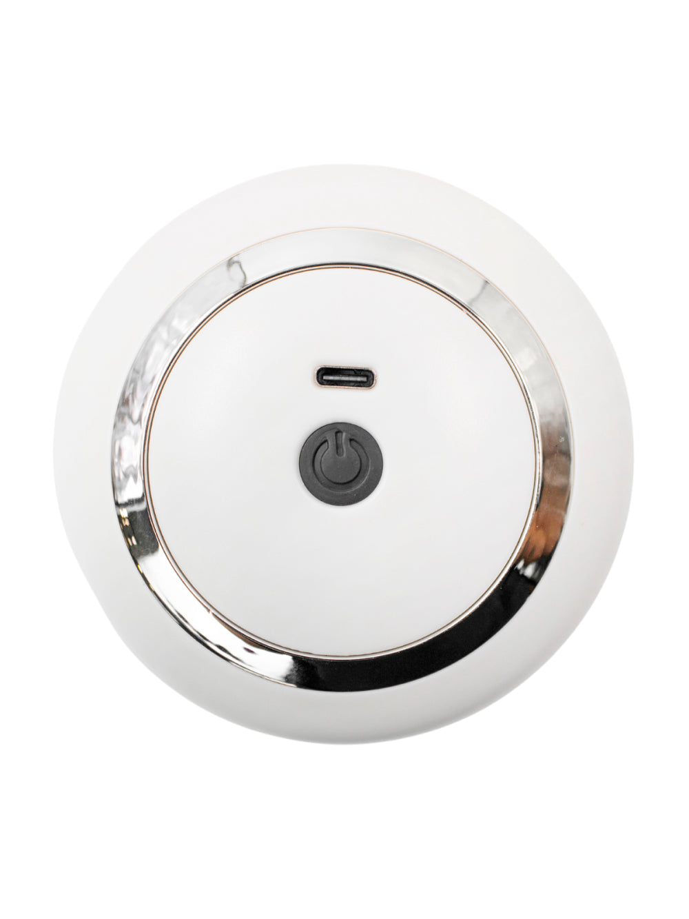 Massageador Elétrico De Cabeça Portátil USB Recarregável Cor:Branco