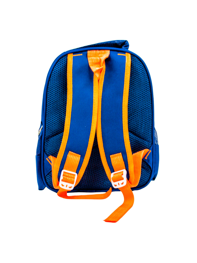 Mochila Escolar Infantil Bichinhos Bolsa De Costas Creche Alto Relevo Modelo:Urso Azul Marinho