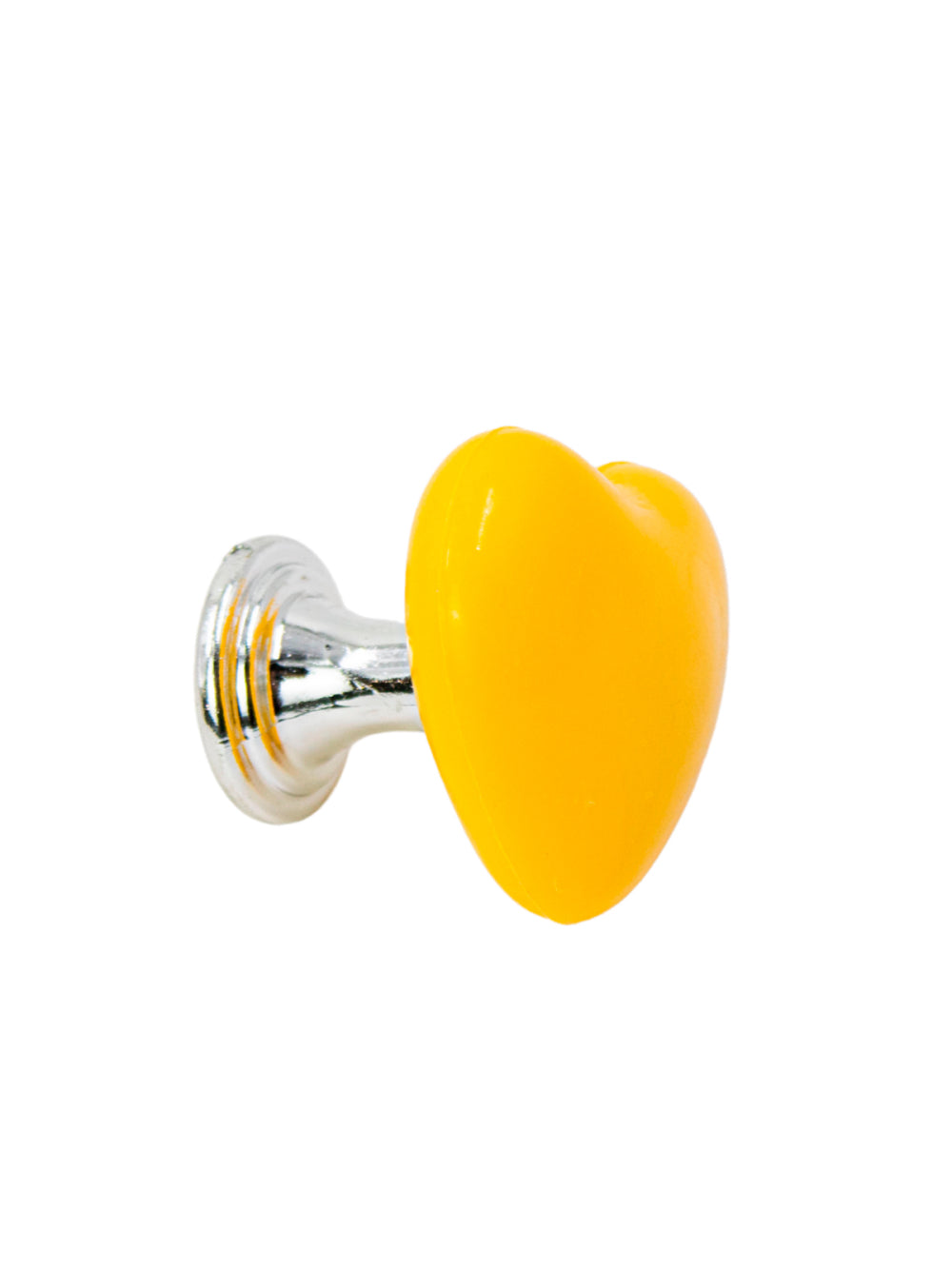 Botão De Pressão Descarga Empurrar Formato Coração Mão Infantil Toalete Banheiro Cor:Amarelo