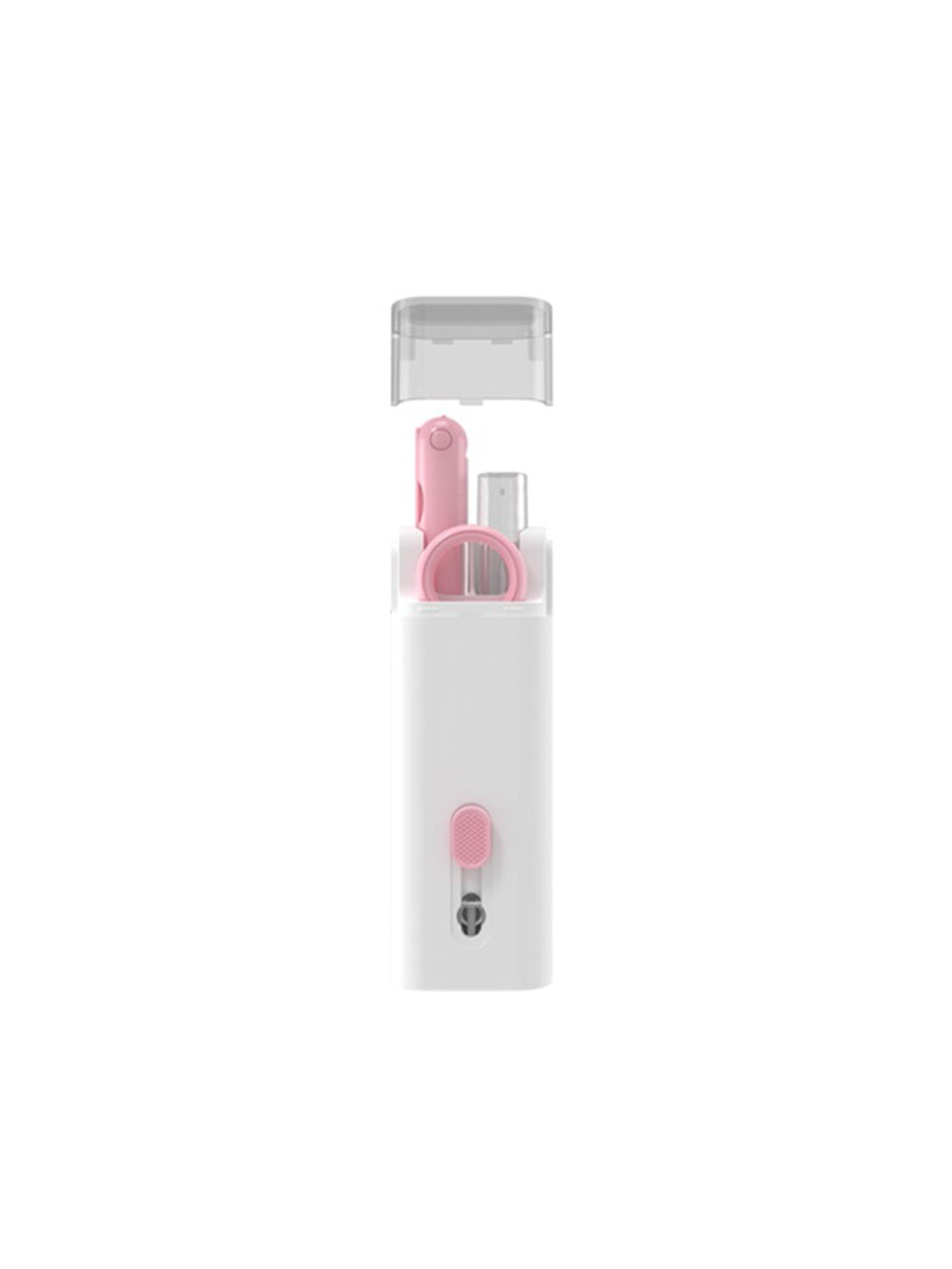 Escova Limpeza 7 Em 1 Teclado Fone Ouvido Celular Macia Cor:Rosa
