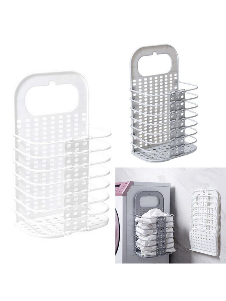 Cesto Organizador Multiuso Dobravel De Parede Plastico Cesta