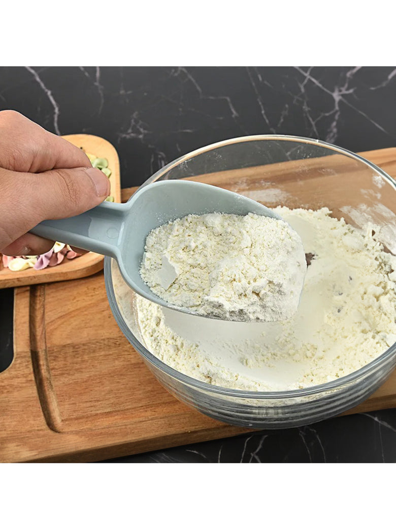 Colher Concha Pegador Medidoras Cozinha Gelo Cereais Ração 3un