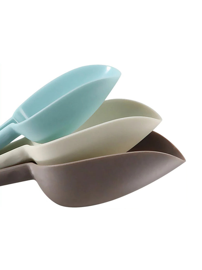 Colher Concha Pegador Medidoras Cozinha Gelo Cereais Ração 3un