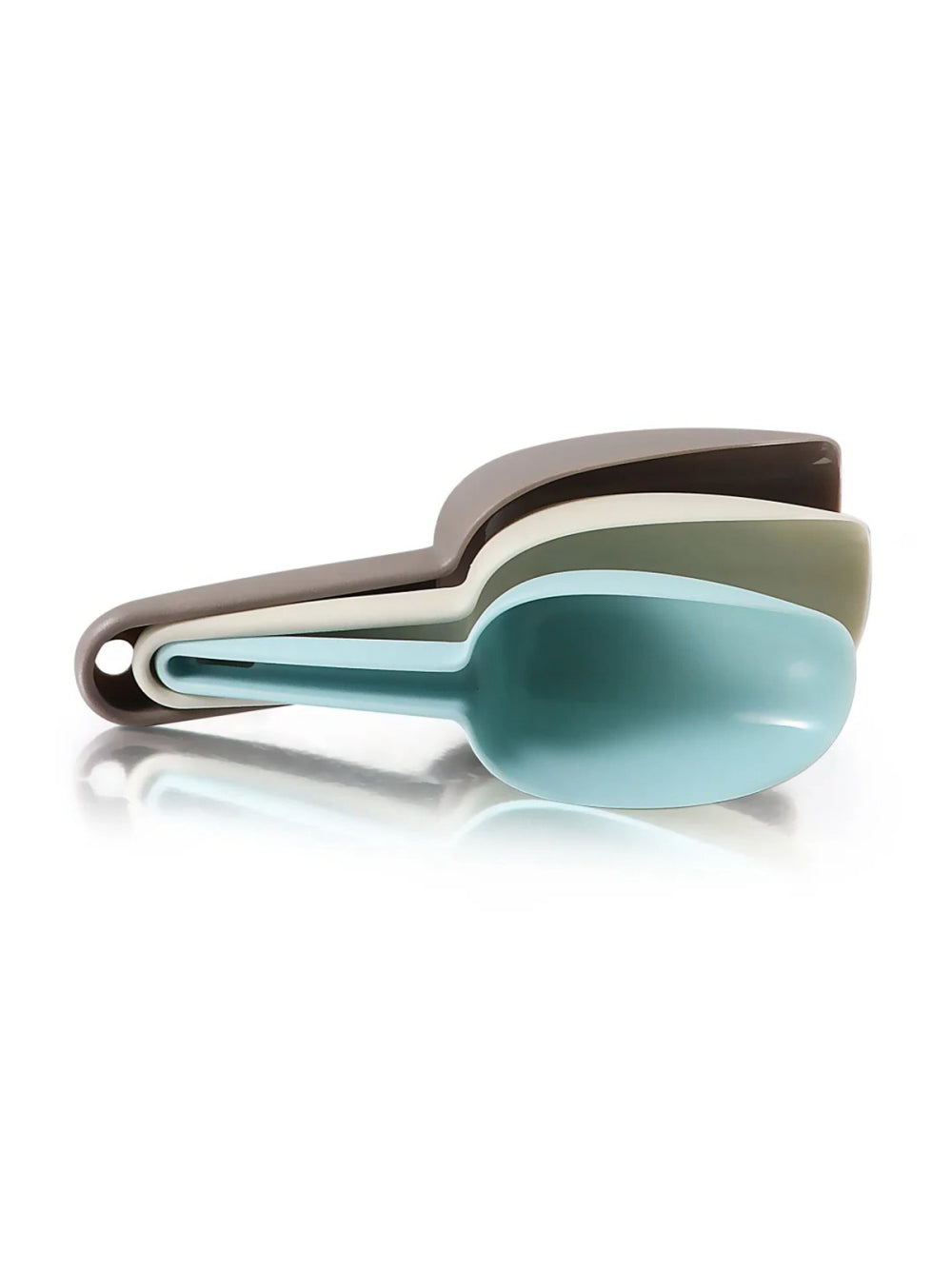 Colher Concha Pegador Medidoras Cozinha Gelo Cereais Ração 3un