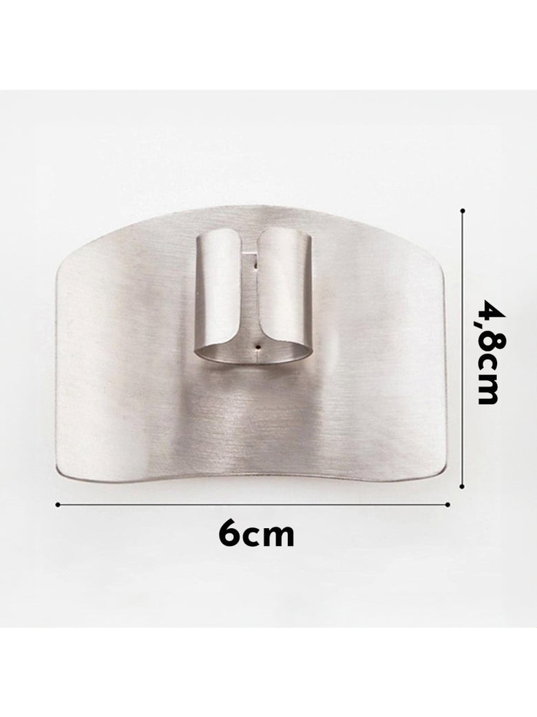 Protetor De Dedos Aço Inox Cortar Legumes Verduras Cozinha