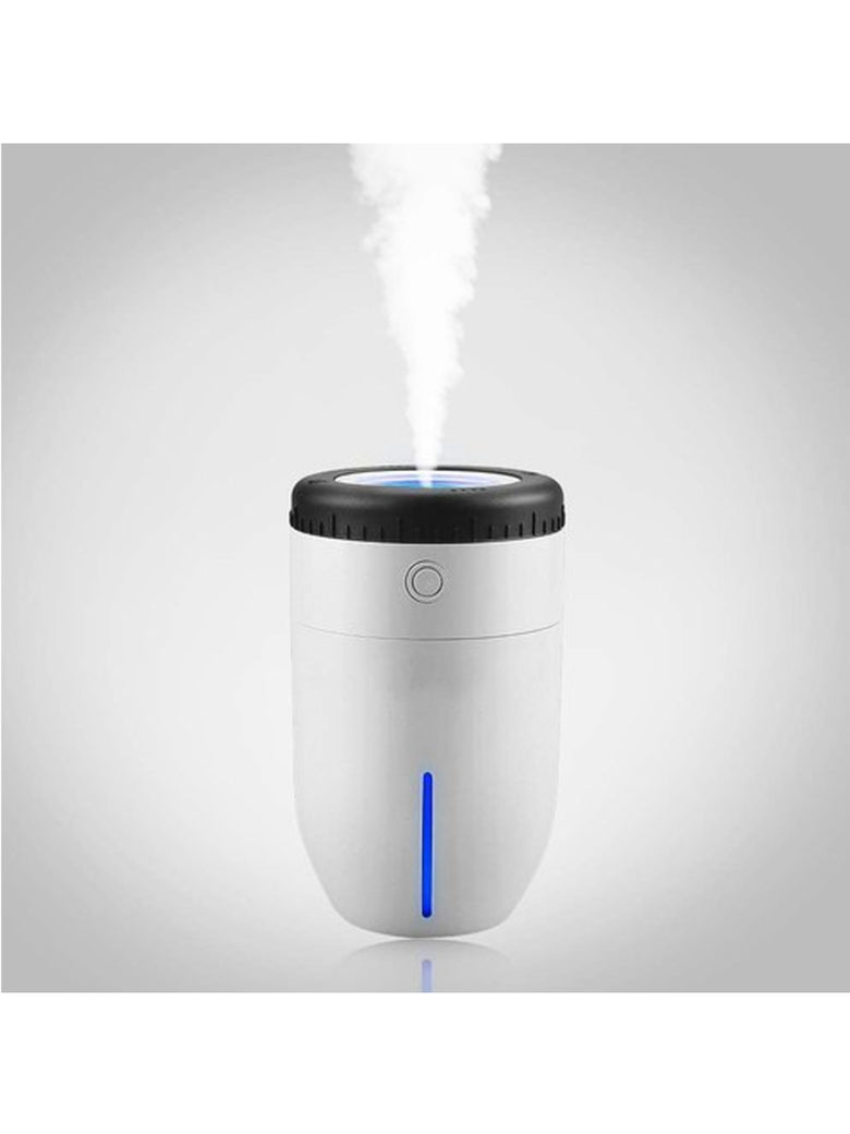 Umidificador De Ar Portatil Purificador Usb Lens Aroma Cor:Branco