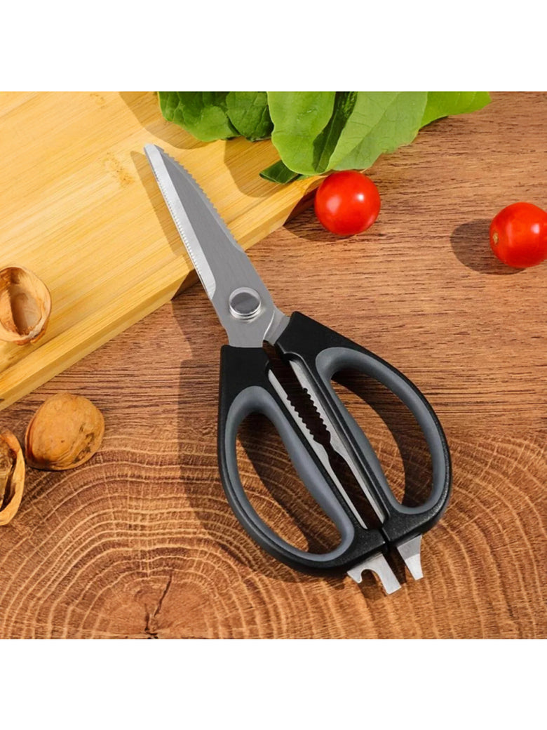 Tesouras De Cozinha Culinária Abridor Corta Desossa Aço Inox Kit C/ 2