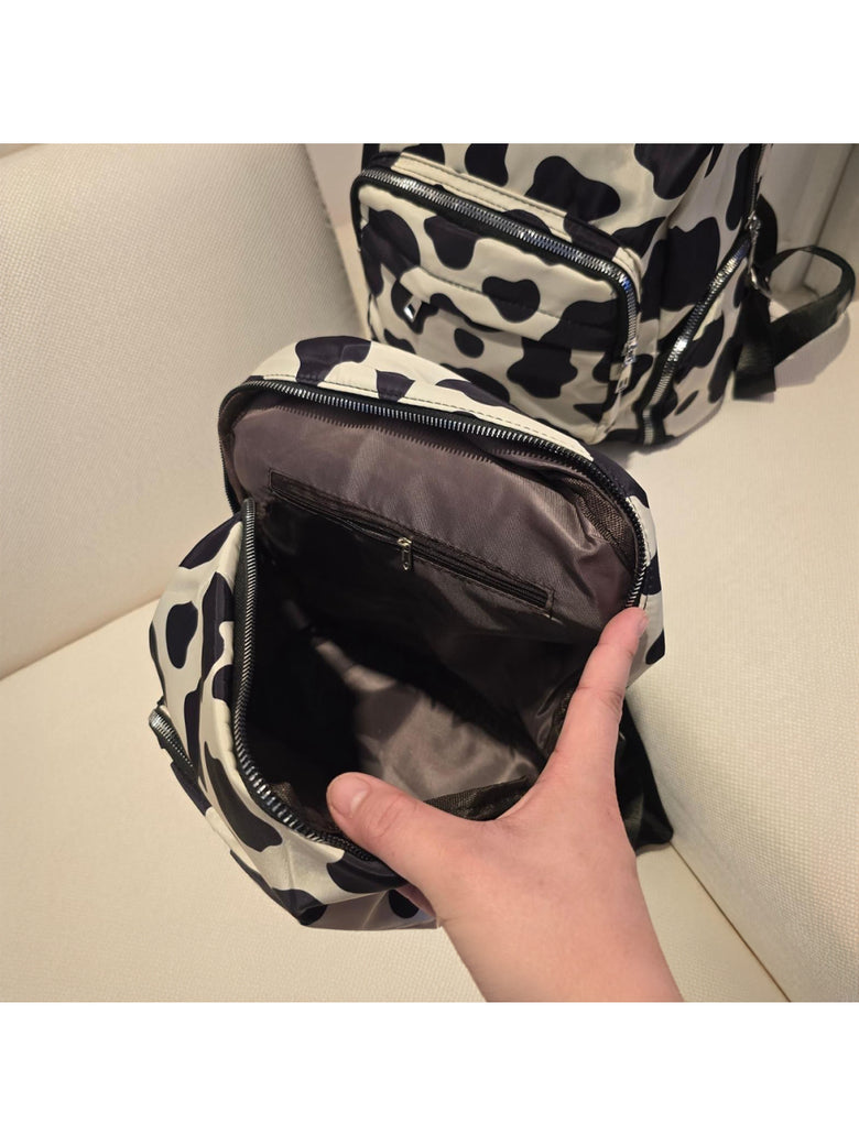 Mochila Escolar Média Estampa Vaquinha Faculdade Trabalho 1 Estampa:Vaquinha