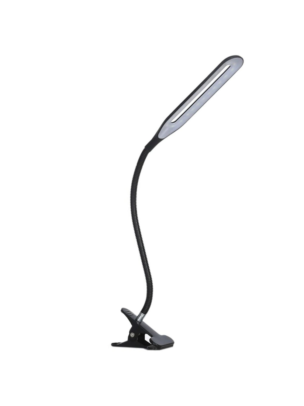 Luminária Led Mesa Alto Brilho Portátil Presilha USB Notebook Leitura Cor:Preto