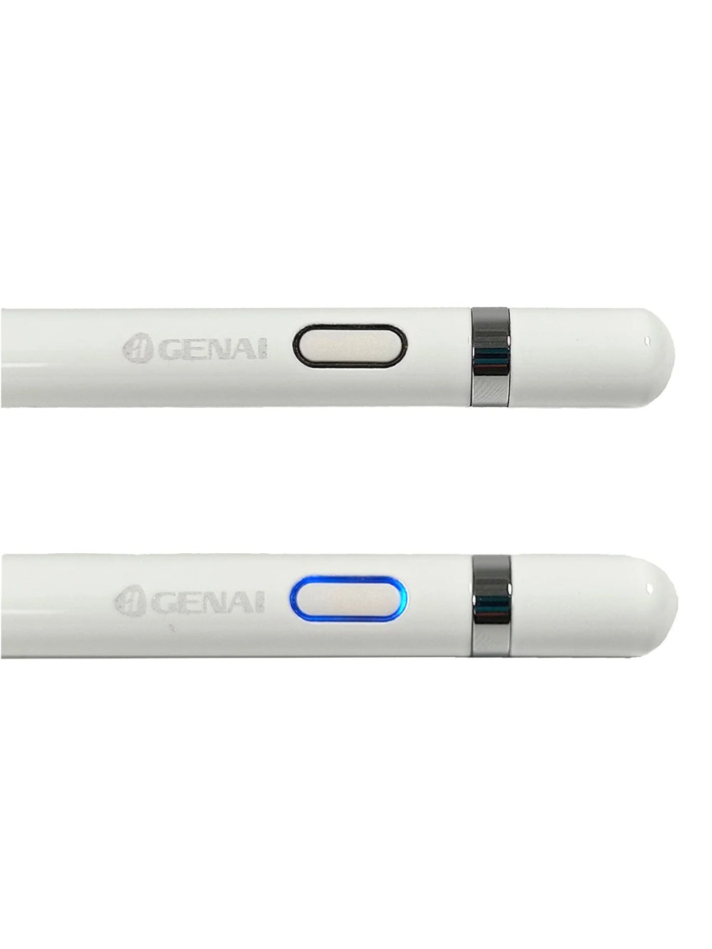 Caneta Touch Ponta Fina Stylus Alta Precisão Universal Tablet Cor:Branco