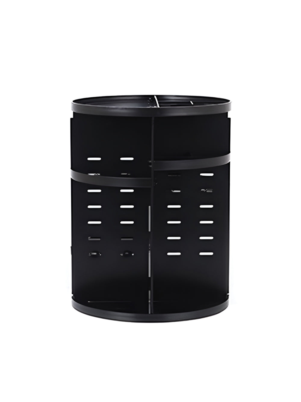 Organizador Porta Maquiagem Giratório 360° Ajustável Multifuncional Cor:Preto
