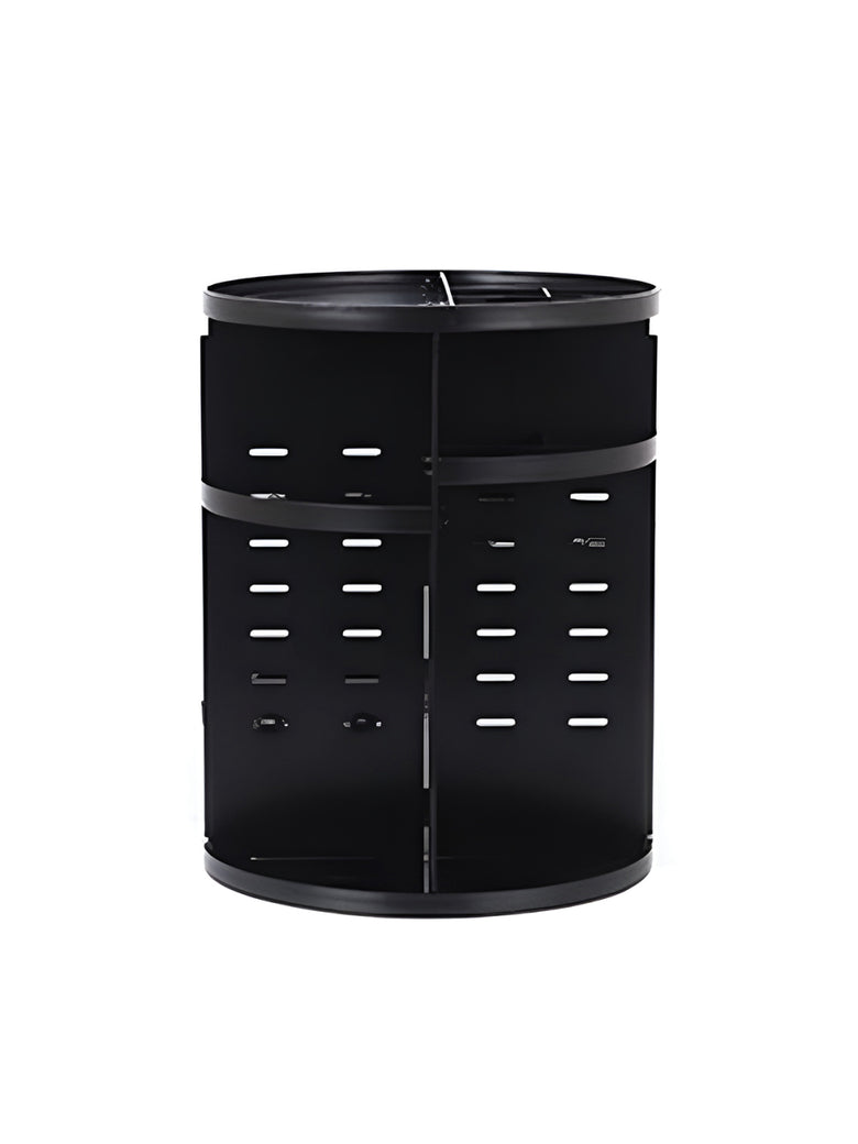 Organizador Porta Maquiagem Giratório 360° Ajustável Multifuncional Cor:Preto