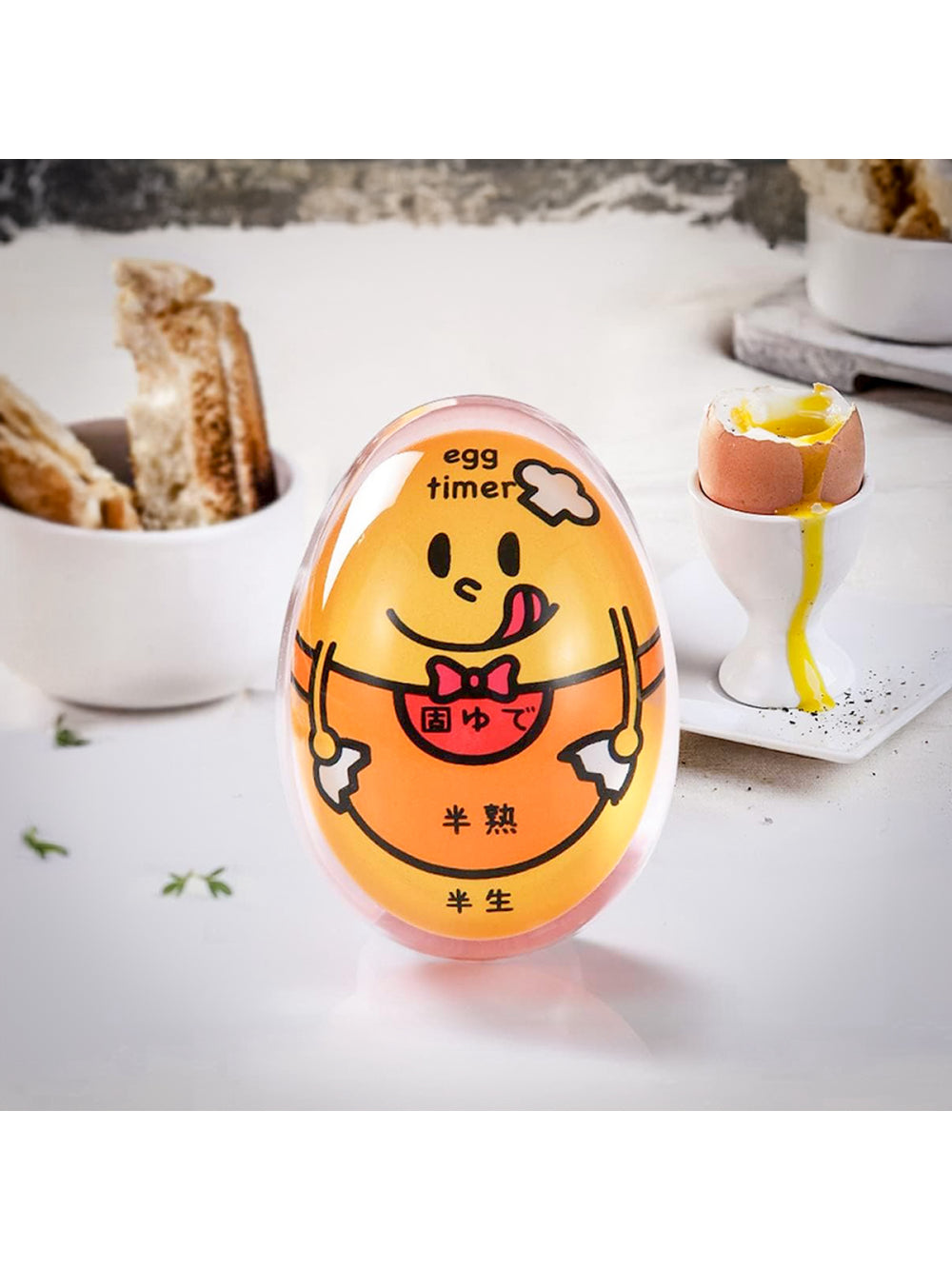 Temporizador Termômetro Timer Ovo Cozido Egg Mole Médio Duro