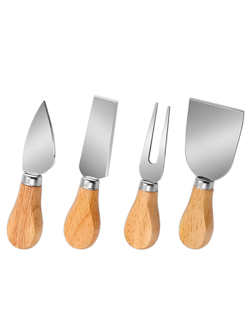 Conjunto Jogo De Utensílios Queijo Inox 4 Peças Gourmet