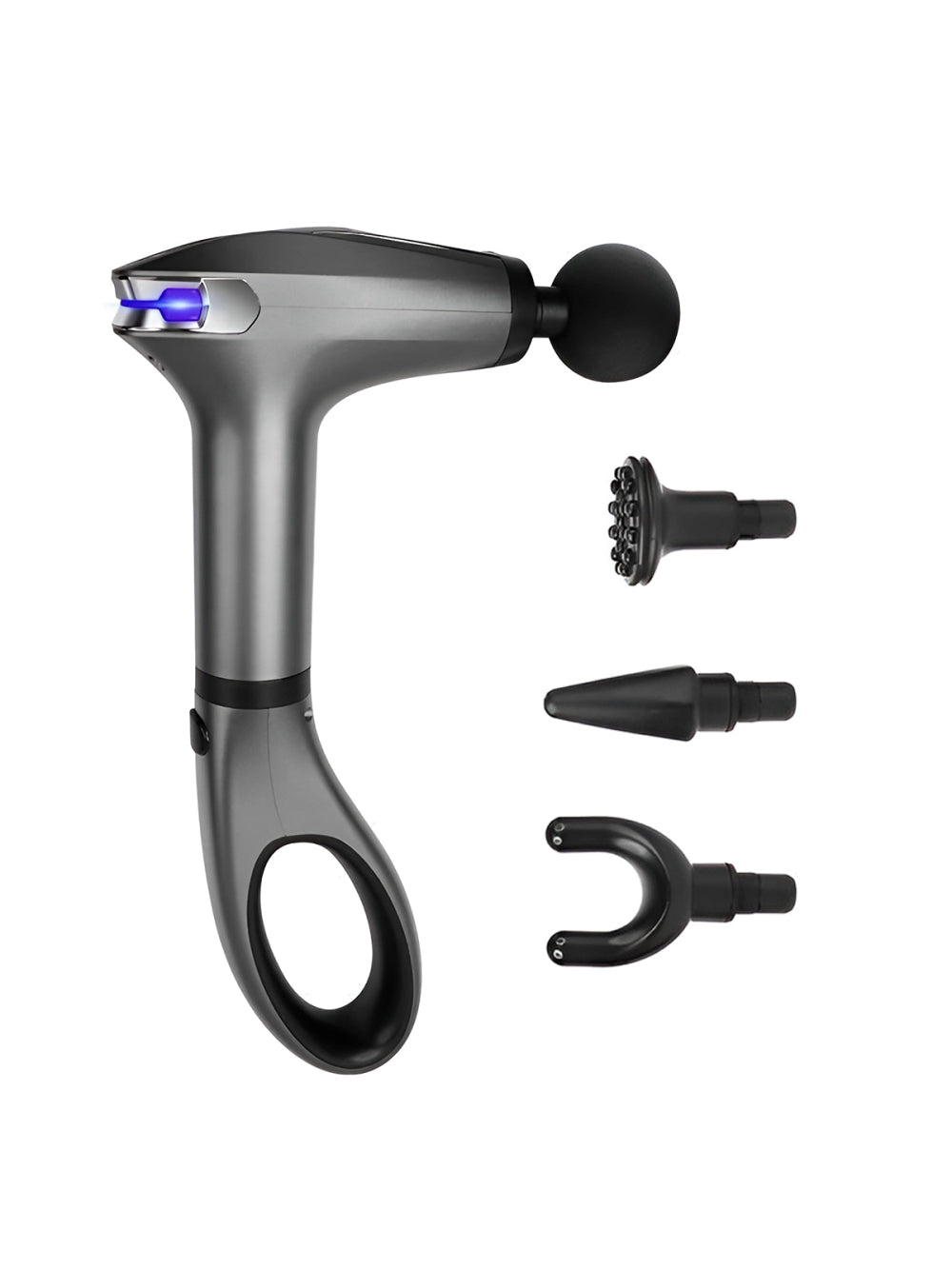 Massageador Elétrico Extensor Relaxante Recarregável Costas Cor:Cinza