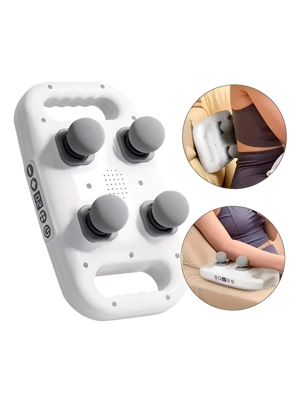 Massageador Corporal Elétrico Aparelho Muscular 4 Cabeças