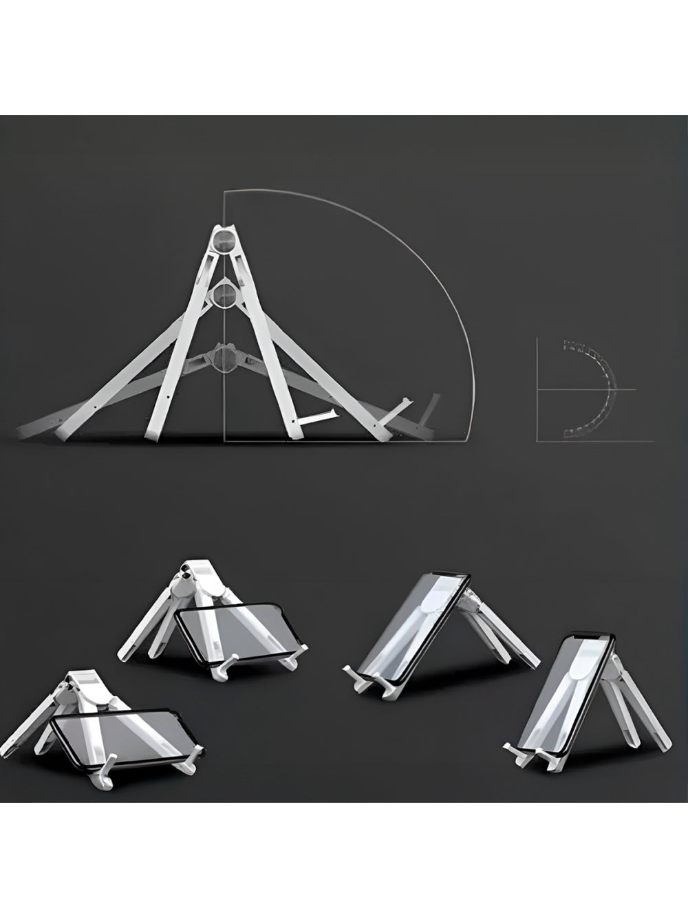 Suporte Portátil Dobrável Para Celular Tablet Regulável