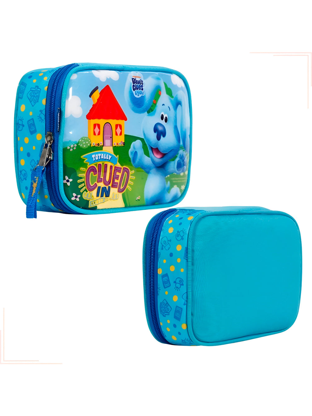 Conjunto Mochila Estojo Lancheira Térmica Cachorrinho