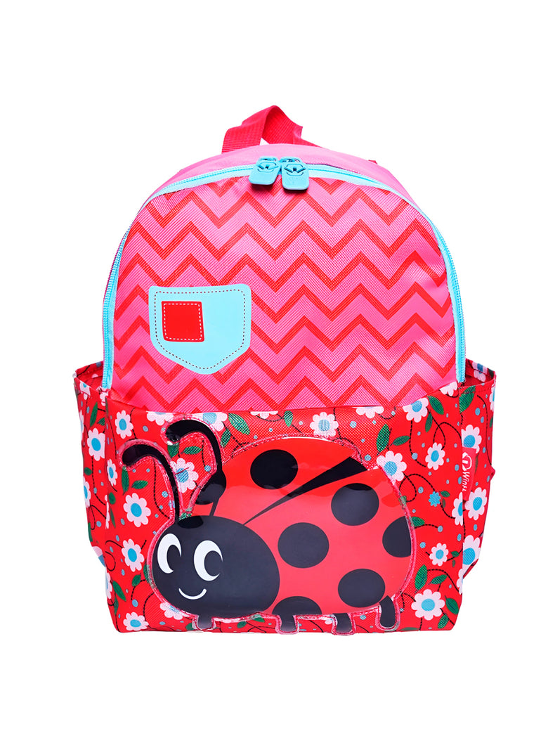 Mochila Infantil Baby Bichinhos Estampas Variadas Estampa:Joaninha